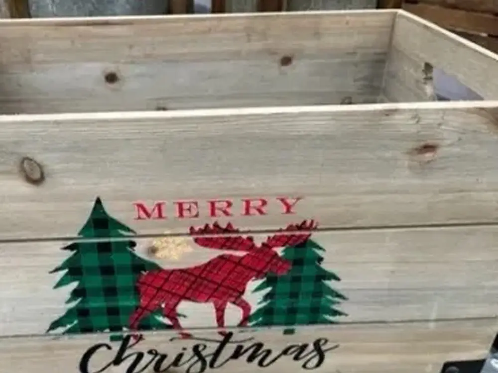 Custom Christmas basket