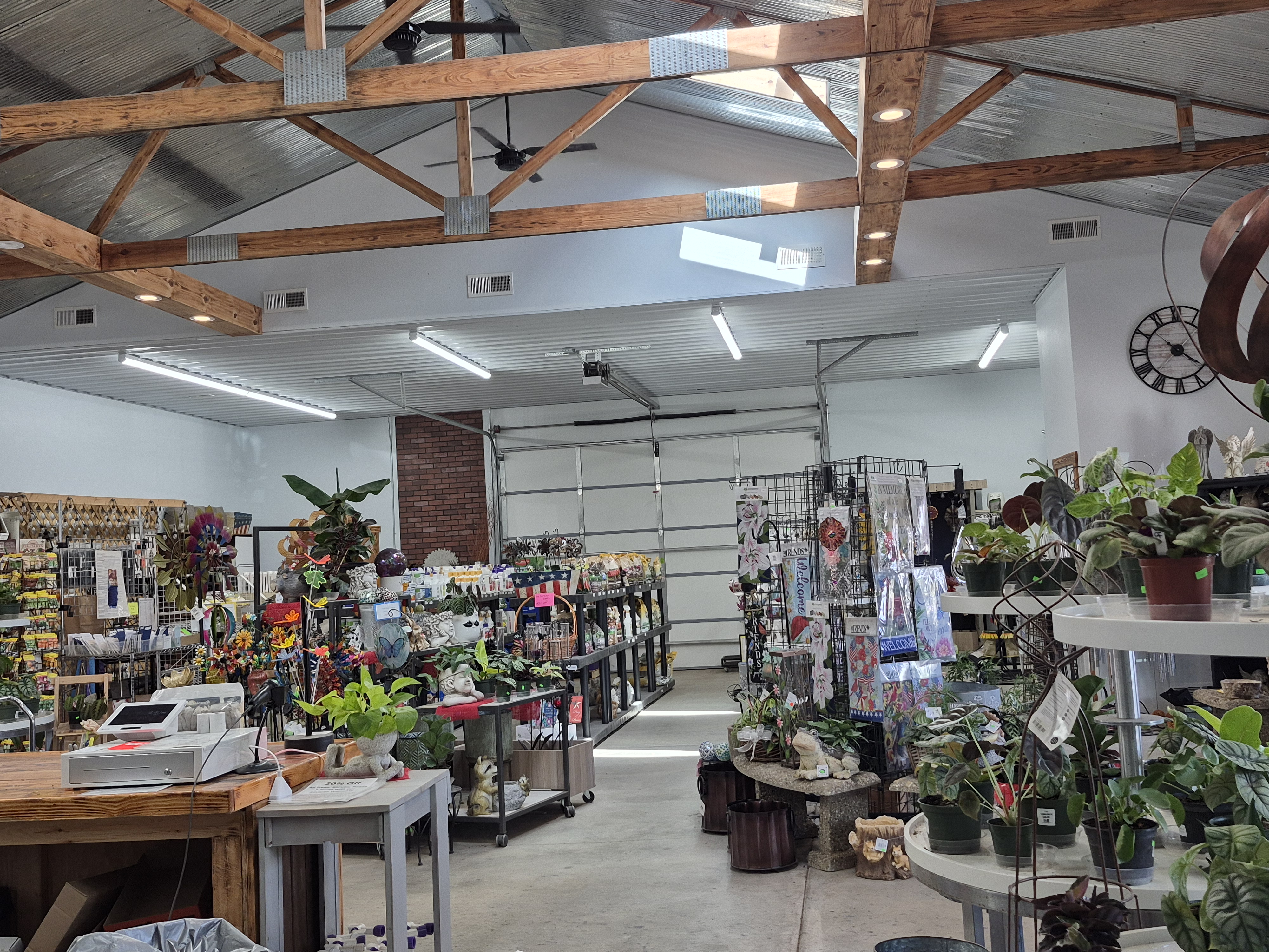 Inside of Johansen Greenhouse